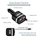 Micro USB Car Charger,SDBAUX Quick Charge(4.8A/24W)LCD Digital Display with 2.8 ft Retractable Cable Compatible with Samsung Galaxy S6 S5 Tab 4 Mini LG Google Nexus10 HTC Moto Huawei and 2 USB Ports