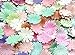 NAVA CHIANGMAI 100 pcs Daisy Mulberry Paper Flower Petals Artificial Craft Scrapbooking Embellishment,Wedding Supply Accessory DIY,Assorted Color Petal Flower (Sweet Color)