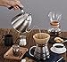 Pour Over Drip Coffee Kettle & Teakettles - Premium 18/8 Stainless Steel - Precise Thermometer - Easy Grip Handle- Long Spout for Smooth Water Flow - for Brew Coffee - by Creative Lifestyles (1 L)