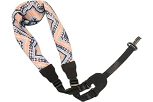 Ukulele Strap Scarf Style Adjustable Neck Strap and Ukulele Belt with Hook for Guitar