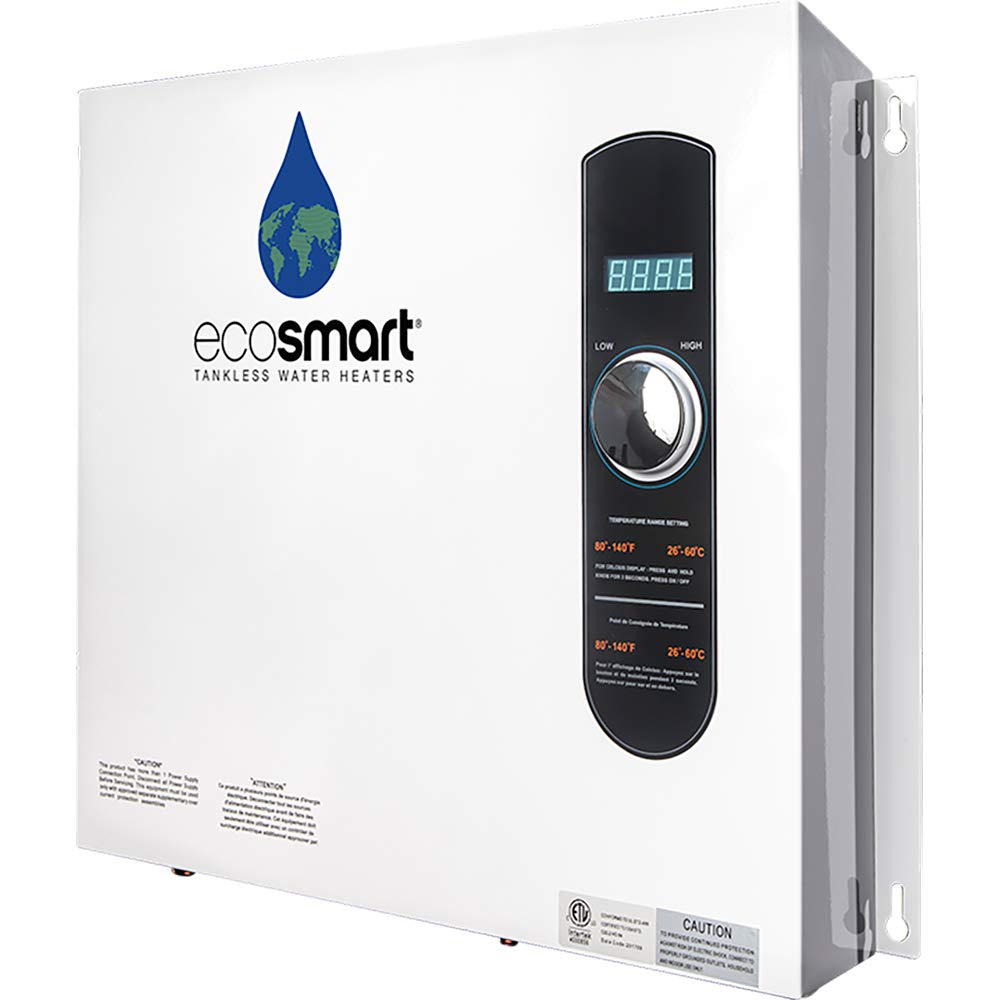 Ecosmart ECO 36 36kw 240V Electric Tankless Water Heater, White