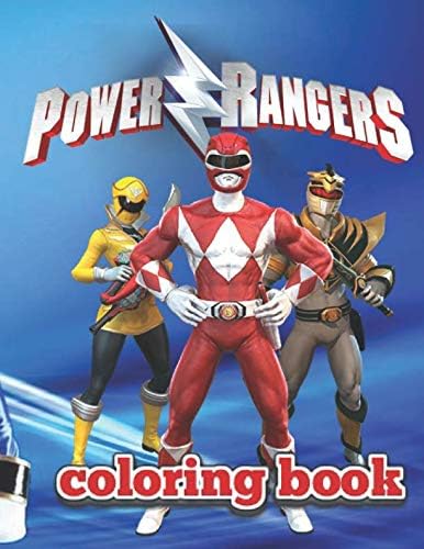 Power Rangers: Exclusive Coloring Book for Kids and Adults, Activity Book, Great Starter Book for Children (Coloring Book for Adults Relaxation and for Kids Ages 4-12) Paperback – Large Print, May 5, 2019