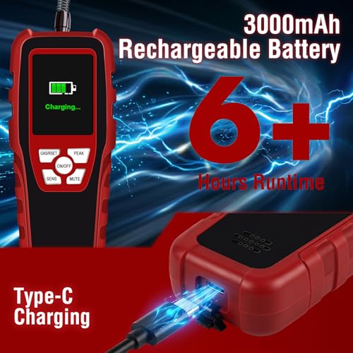 Aprvtio ALD-200 Plus Refrigerant Leak Detector, Air Conditioning Leak Detector with 3 Sensitivity Modes, Intelligent Semiconductor Sensor with 0.14 oz/year Sensitivity