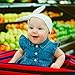 JLIKA Baby Girl Headbands Cotton Knotted Headband Headwrap Modern Turban Fashion Head Band Wrap Rabbit Ear Bows for newborns infants toddlers - 10 Pack (Modern Designs Collection)