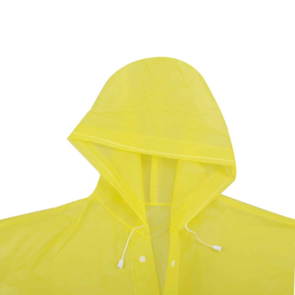Alotpower Lightweight Compact Emergency Poncho for Theme Parks, Trip, Camping or School Events,Yellow