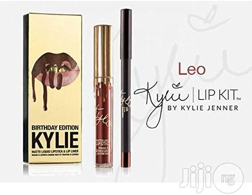 Kylie Matte Liquid Lip Kit (Lipstick+ Lip Liner) (Leo)