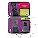 BAGSMART Travel Packing Cubes 3 Sets Luggage Packing Organizer for Carry-on Accessories, Purple