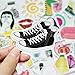 50PCS Super Cool Cute Pink Girl Stickers for Laptop Computers, Phone Cases and Bullet Journals (Pink Girl)