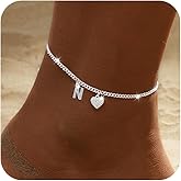 Amicon Gold Anklets for Women Waterproof 14k Plated Gold Layered Ankle Bracelets for Women Trendy Cute Simple Anklets Beach summer Jewelry Minimalist Gift for Women