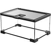 AWXZOM Mini Reptile Glass Terrarium Tank, cage for Tarantula Sling Geckos, Frog, Lizards, Chameleons,Turtles Snake Snail Inse