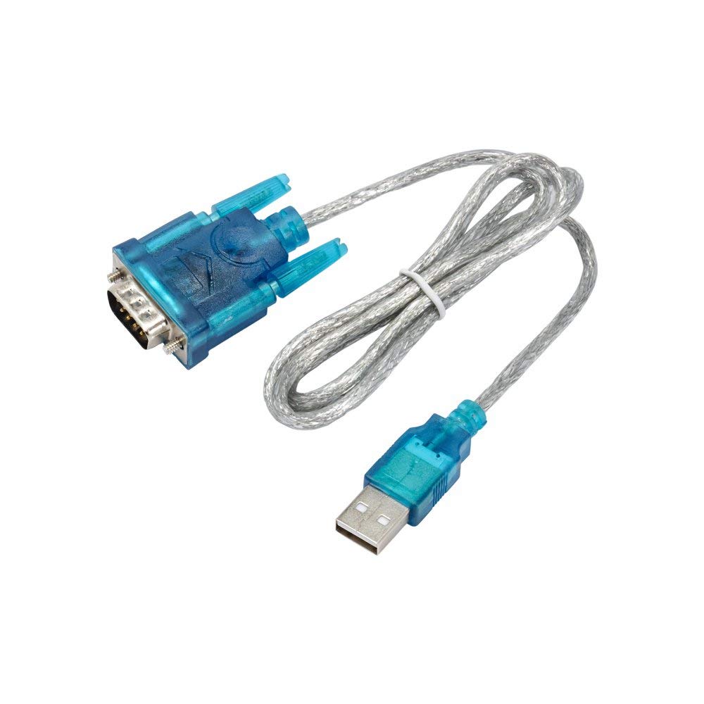 AKYGA AK-CO-02 Adapter USB A 2.0 to RS-232 DB9 D-Sub 9-Pin Converter Cable 1 m