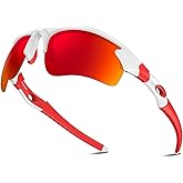 Rosemal Polarized Sunglasses for Men Women Running Sunglasses Sports Cycling Driving Fishing Baseball Golf TAC UV400 TR90