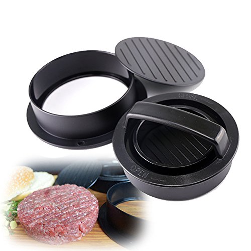 Non Stick Stuffed Hamburger Press Patty Maker-Unique 3 In 1 Burger Press Slider Press Making Tools,for Burgers Meat, Sliders, Beef Regular Burger,Grilling BBQ,Essential Kitchen,Grilling Accessories