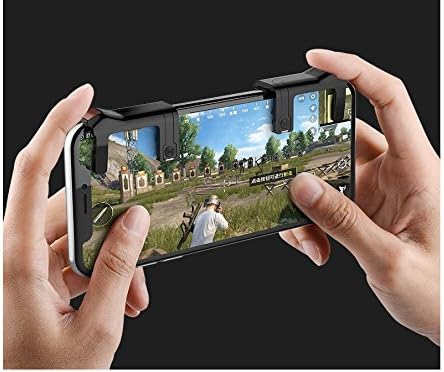 Hysada PUBG Mobile Game Controller, Sensitive Shoot and Aim Buttons L1R1 for Knives Out/PUBG/Rules of Survival, 1 Pair Survival Game Controller for 4.5-6.5inch Android iOS Phones