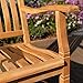 Cambridge Casual Arie Teak Wooden Porch Rocking Chair, Light Brown