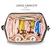 HaloVa Diaper Bag Multi-Function Waterproof Travel Backpack Nappy Bags for Baby Care, Large Capacity, Stylish and Durable, Red…