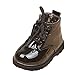AMA(TM) Toddler Baby Girls Boys Leather Flat Pumps Snow Ankle Boots Shoes