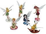 YIXUAN Different Flower Fairy Ornaments Miniature Figurine Garden Ornament Plant Pot Craft Dollhouse Decoration