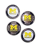 (4) Michigan Wolverines Golf Ball Markers