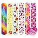 CUALFEC 36 PCS Valentine's Day Magnetic Bookmark for School Prizes and Valentine's Party Favors for Kids - 6 Different Designs