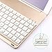 iPad 9.7 Keyboard Case for iPad 2018 6th Gen/iPad 2017 5th Gen/iPad Air 1-7 Color Backlit - Aluminum Hard Shell - Auto Sleep & Wake - iPad 9.7 Case with Keyboard (Gold)