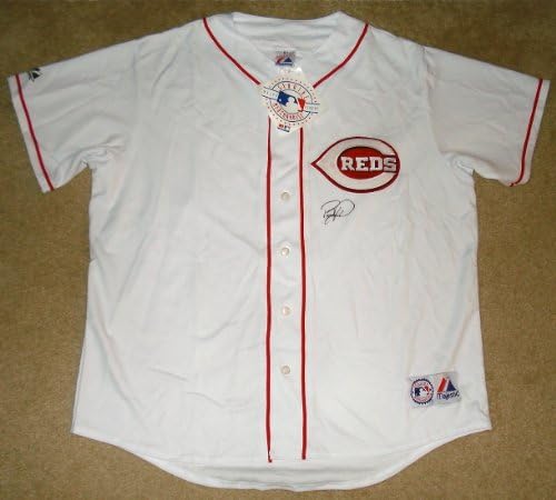 barry larkin signed jersey