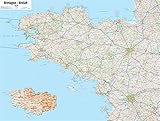 Bretagne Flat Map Laminated 2014: IGN70042.PP by 