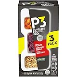 Planters P3 Chipotle Peanuts, Original Beef Jerky & Sunflower Kernels Portable Protein Pack, 5.4 oz