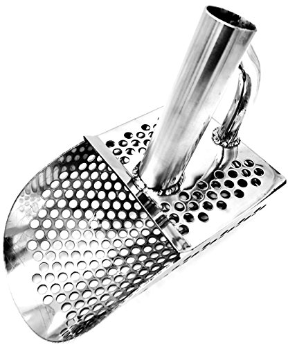 Beach Sand Scoop Garrett Metal Detecting Genuine Stainless Steel #2mm hole 9mm