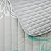 Comfort Spaces Enya 3 Piece Quilt Coverlet Bedspread Ultra Soft Floral Printed Pattern Bedding Set, King, Aqua-Grey,CS14-0064