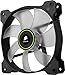 Corsair CO-9050022-WW Air Series SP 120 LED Green High Static Pressure Fan Cooling - single pack