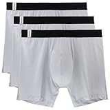 David Archy 3 Pack Men's Athletic Sur-Dry Tech Mesh Sports Boxer Briefs(L, Gray)
