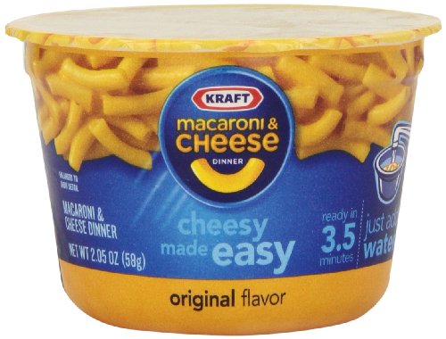 Kraft easy mac original, 2.05-ounce microwave cups (pac…