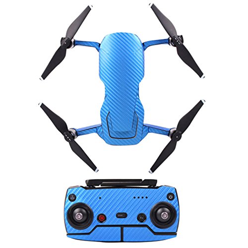 bangcool Quadcopter Skin Drone Wrap Sticker Waterproof 3D Carbon Fiber Decal Sticker for DJI Mavic Air