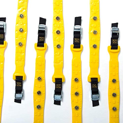 image for Diagtree 6Pcs/Set Beef Tendon Universal Type Snow Chains,Winter Roadwa