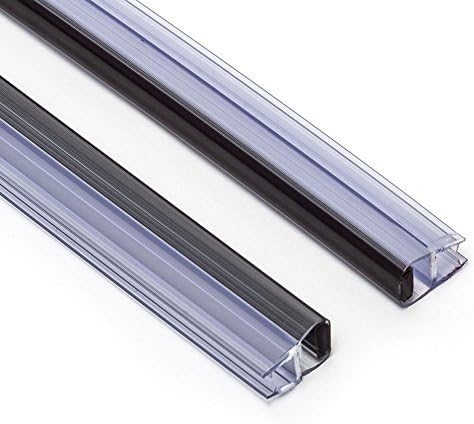 Shower Seals Gap Seal Magnetic Door Seal Glass Thickness 4-6mm Shower Seal Bath Shower Seal Set of Magnetic Seal Shower Enclosure Seal PS016 75cm