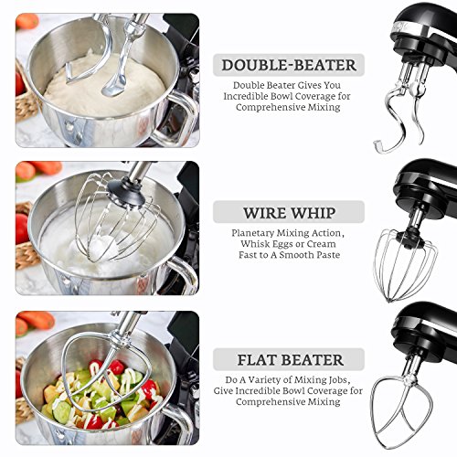 5 Stainless+Tilt+Head+Kitchen+Electric+Pouring