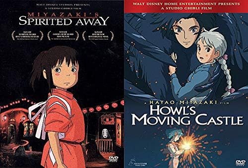 Miyazaki's & Studio Ghibli Classic Animated Feature Films - Spirited Away (2 Disc Limited Edition Set) & Howl's Moving Castle (2-Movie Family Animated Modern Classics Disney Bundle)