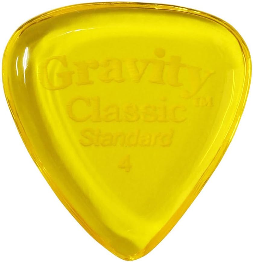 Gravity Picks Classic - Standard Size, 4 Millimeter, Polished