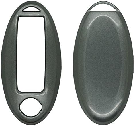 BROVACS Paint Metallic Colour Shell Cover ABS Hard Case Holder Compatible with NISSAN Smart Remote Key Fob SV0500 Grey - Image 3