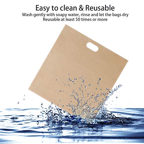 4 Pack+Toaster+Bags+Non+Stick+Resistant
