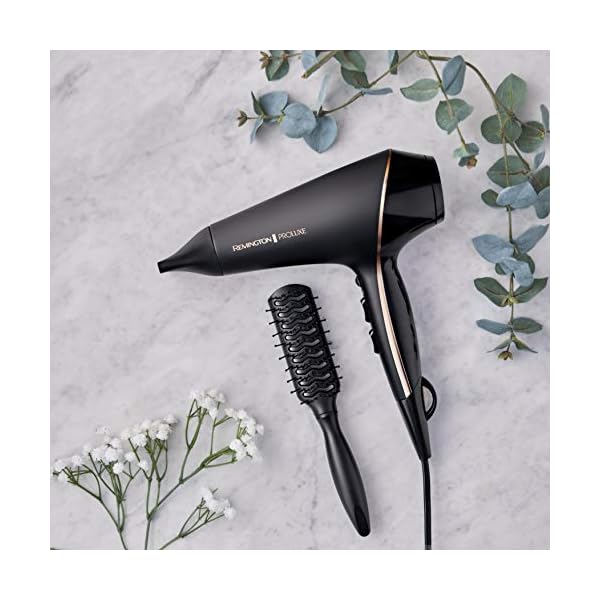 Remington-AC9140B-Proluxe-Ionic-Hair-Dryer-with-Styling-Shot-and-Intelligent-OPTIHeat-Control-Settings-2400-W-Midnight-Edition-Amazon-Exclusive Remington AC9140B Proluxe Ionic Hair Dryer with Styling Shot and Intelligent OPTIHeat Control Settings, 2400 W, Midnight…