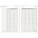 Day Runner Daily / Monthly Planner Refill 2017, Two Page Per Day, 5-1/2 x 8-1/2