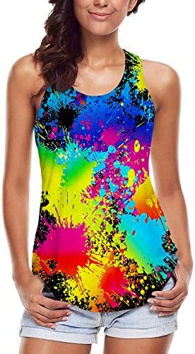 Women's Cool Design 3D Printed Sleeveless Racerback Tank Top Vest Shirts …