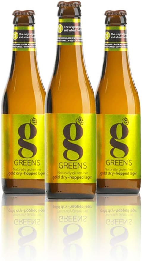Green S Gluten Free Craft Dry Hopped Lager 4 0 Abv 6 X 330ml Amazon Co Uk Beer Wine Spirits