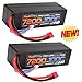 Powerhobby 4S / 4-Cell 14.8v 7200mah 100C-200C Lipo Battery w Deans Plug Hard Case (2 Pack)