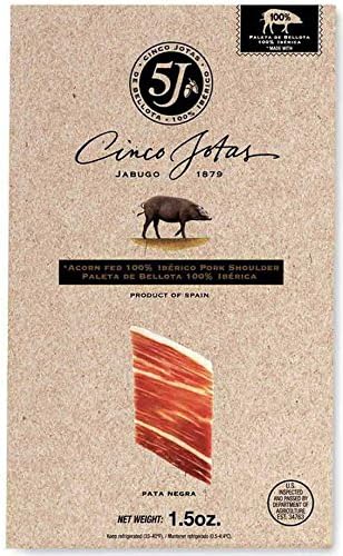 5J: Paleta Iberico De Bellota (Pre-Sliced) - 3oz