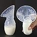 Findbest Silicone Breastfeeding Manual Breast Pump Breast Milk Collector Saver Suction With Lid To Catch Leaking Milk While Nursing, Portable Design