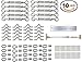 Senmit 10-Pack Cable Railing Kits, 1/8 Heavy Duty Stainless Steel Cable Railing Hardware, for Wood Posts, DIY Balustrade, with Jaw Turnbuckles Installation Guide