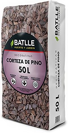 Sustratos - Sustrato Corteza Pino 50l. - Batlle: Amazon.es: Jardín